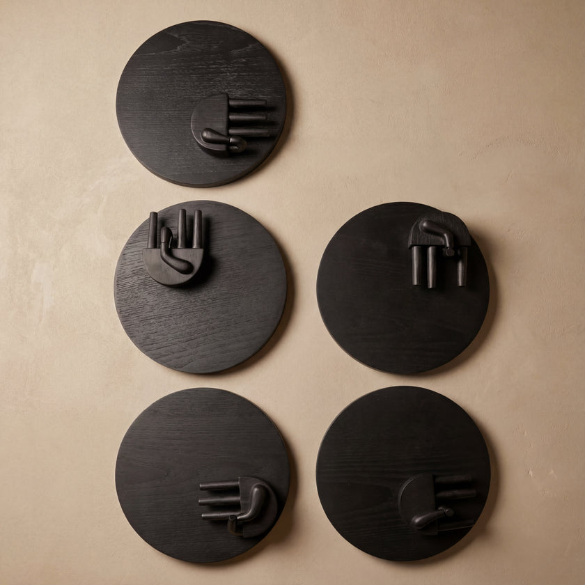 Pancha Mudra Wall Art (Set Of 5)